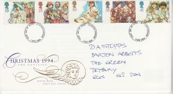 1994-11-01 Christmas Stamps Gloucestershire FDC (81085)