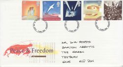 1995-05-02 Peace and Freedom Stamps Gloucestershire FDC (81086)