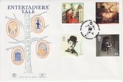 1999-06-01 Entertainers Tale Stamps Wembley FDC (81169)