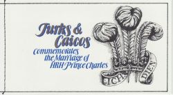 1981 Turks And Caicos Royal Wedding $5.60 Booklet (81261)