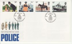 1979-09-26 Police Stamps RAF Bruggen FDC (81294)