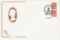 1983-12-14 Definitive 10p PCP Stamps Gloucester FDC (81329)
