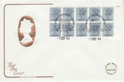 1984-09-03 Definitive Booklet Stamps Windsor FDC (81375)
