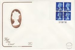 1990-09-17 Definitive Booklet Stamps Windsor FDC (81381)