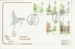 1980-05-07 London Landmarks Stamps Kingston FDC (81408)