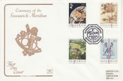 1984-06-26 Greenwich Meridian Stamps MG Swavesey FDC (81411)