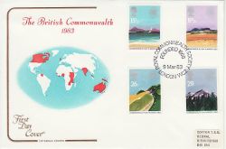 1983-03-09 Commonwealth Day London WC2 FDC (81414)
