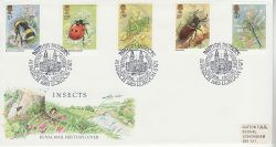 1985-03-12 Insects Stamps London SW7 FDC (81466)