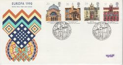 1990-03-06 Europa Stamps Edinburgh FDC (81565)