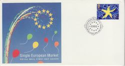 1992-10-13 European Market London SW1 FDC (81578)