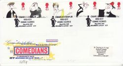 1998-04-23 Comedians Stamps C Chaplin Walworth FDC (81637)