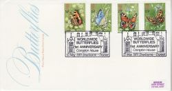 1981-05-13 Butterflies Stamps Sherborne FDC (81724)