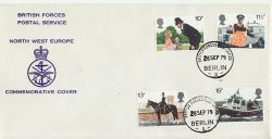 1979-09-26 Police Stamps BFPO Berlin cds FDC (81731)