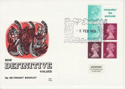 1978-02-08 Definitive Booklet Stamps Windsor FDC (81761)
