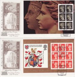 2000-02-15 Special By Design Booklet Stamps x4 FDC (81769)