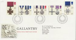 1990-09-11 Gallantry Stamps Bureau FDC (81780)