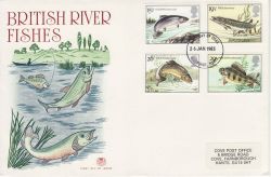 1983-01-26 River Fish Stamps Aldershot FDC (81797)