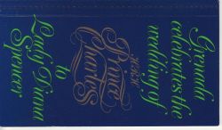 1981 Grenada Royal Wedding Stamps $14 Booklet (81833)