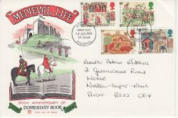 1986-06-17 Medieval Life Stamps Bristol FDC (81842)