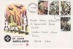 1987-06-16 St John Ambulance Stamps Bristol FDC (81850)