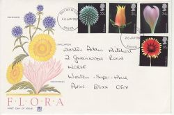 1987-01-20 Flowers Stamps Bristol FDC (81853)