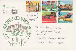 1986-07-15 Sport Stamps Bristol FDC (81856)
