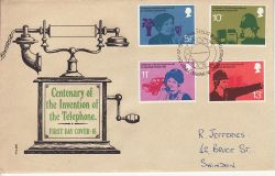 1976-03-10 Telephone Stamps Bureau FDC (81916)