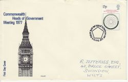 1977-06-08 Heads of Government London SW FDC (81918)