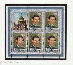 1981 Niue Royal Wedding Stamps 75c S/S MNH (81953)