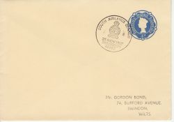 1967-11-25 4d Postal Stationery Faringdon Pmk (81994)