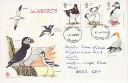 1989-01-17 Birds Stamp Bristol FDC (82037)