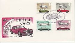 1982-10-13 Motor Cars Stamps Leicester FDC (82085)