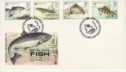 1983-01-26 River Fish Izaak Walton Stafford FDC (82086)