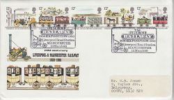 1980-03-12 Railway Stamps Liverpool Rd Stn FDC (82109)