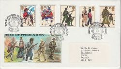 1983-07-06 British Army Stamps Dover FDC (82118)