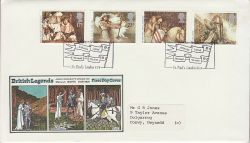 1985-09-03 Arthurian Legend Stamps London EC4 FDC (82129)