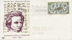 1969-04-26 Monaco Hector Berlioz Stamp FDC (82223)