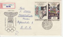 1968-04-30 Czechoslovakia Olympic Games FDC (82256)