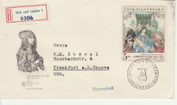 1968-07-06 Czechoslovakia F.I.P. Day Painting Stamp FDC (82259)
