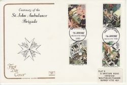1987-06-16 St John Ambulance Stamps Kingston FDC (82281)