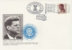 1973-11-25 USA John F Kennedy Stamp Souv (82293)