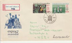 1967-04-10 Czechoslovakia World Fair Stamps FDC (82357)