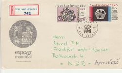1967-04-10 Czechoslovakia World Fair Stamps FDC (82358)