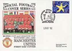 1992-10-13 European Market Manchester Utd FDC (82446)