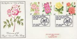 1976-06-30 Roses Stamps St Albans STCF FDC (82449)