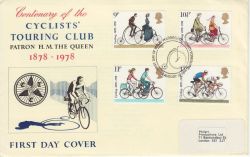 1978-08-02 Cycling Cyclists\' Touring Club FDC (82462)