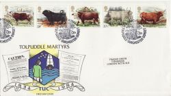 1984-03-06 British Cattle Tolpuddle Martyrs TUC FDC (82485)