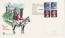 1978-11-15 Christmas Booklet Stamps Windsor FDC (82518)