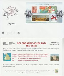 2007-04-23 Celebrating England M/S London SE15 FDC (82567)