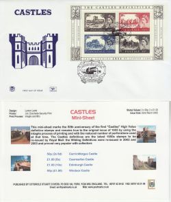 2005-03-22 Castle Definitive M/S Edinburgh FDC (82583)